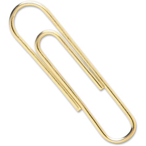 ACCO Gold Tone Paper Clips