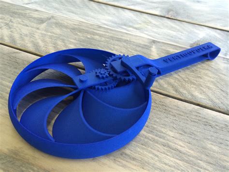 Designer 3D Prints Amazing Hand-Crank Fan in One Piece | 3DPrint.com | The Voice of 3D Printing ...