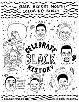 Black History Month 5 Coloring Page  Free Printable Pages For sketch template