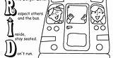School Bus Safety Coloring Pages Sketch Coloring Page sketch template