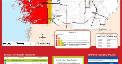 Citrus County Evacuation Map | Local News | chronicleonline.com