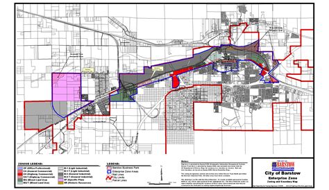 City of Barstow Zoning Map - Barstow CA USA • mappery