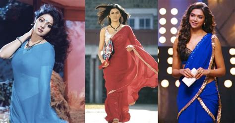 15 Famous Bollywood Saree Looks That Became Iconic In Fashion