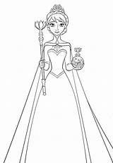 Free Printable Queen Elsa Coloring Pages At Genjohnnyblog Blog sketch template