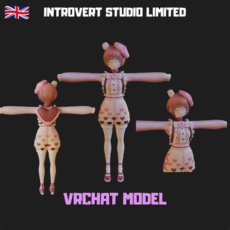 VRChat Model by IntrovertStudio on DeviantArt