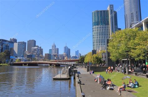 Melbourne waterfront cityscape Australia – Stock Editorial Photo © TKKurikawa #84956814