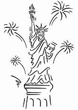 Statue Of Liberty Coloring Book Pages sketch template