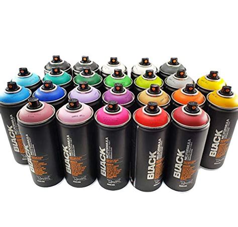 Buy Montana Black400ml Complete Artist Set of 24 Aerosol Spray Paint ...