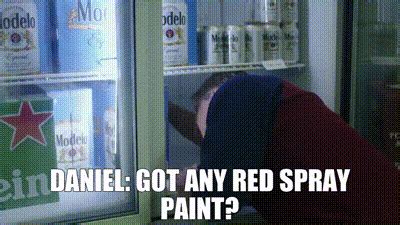 YARN | DANIEL: Got any red spray paint? | Cobra Kai (2018) - S01E05 ...