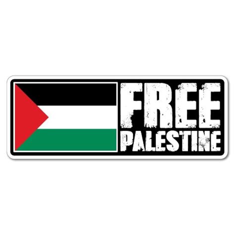 Buy Free Palestine Sticker Bumper Water Proof Vinyl Online at desertcartUAE