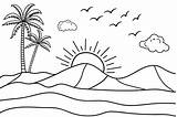 Nice Sunrise coloring Page  Download Print Or Color Online For Free sketch template