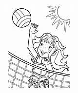 Free Printable Volleyball Coloring Pages For Kids sketch template