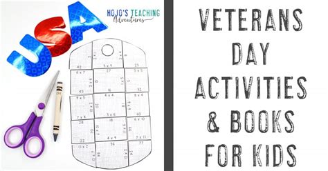 Veterans Day Activities & Books for Kids - Hojo's Teaching