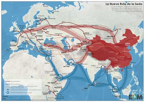 La Nueva Ruta de la Seda de China - Mapas de El Orden Mundial - EOM