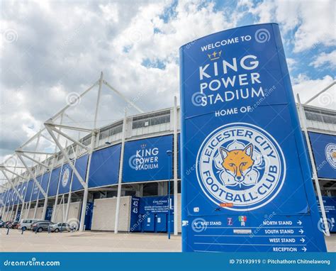 King Power Stadium at Leicester City, England Editorial Stock Image - Image of leicester, town ...