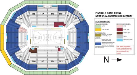 Pinnacle Bank Arena : Events & Tickets : Seating Charts