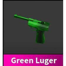 ROBLOX MM2 Green luger, Video Gaming, Gaming Accessories, In-Game Products on Carousell