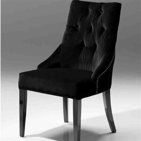 Black Velvet Dining Chairs - Home Furniture Design