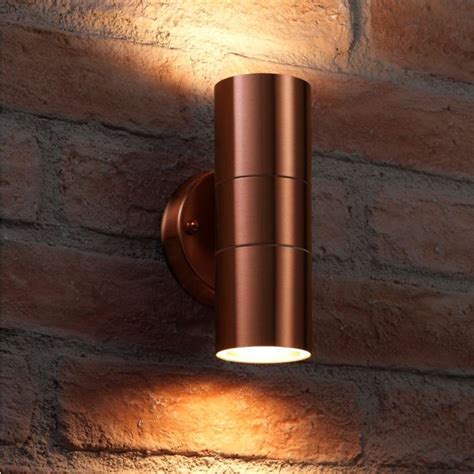 Auraglow Up & Down Outdoor Wall Light - WINCHESTER - Copper - Auraglow LED Lighting