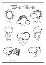 Preschool Printable Weather Coloring Pages sketch template