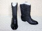 Lucky Brand Madonna Studded Leather Rider Western BOOTS Women's 6 | eBay