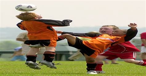 Kid getting kicked in the nuts while headbutting a soccer ball : photoshopbattles