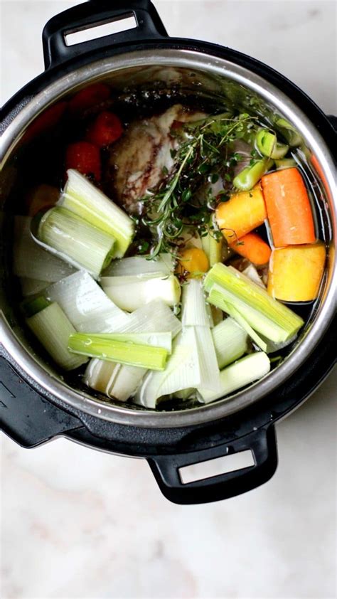 Instant Pot Beef Bone Broth Recipe - Rainbow Delicious