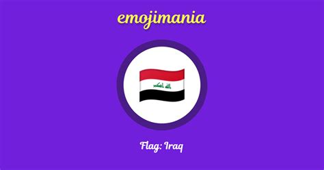 🇮🇶 Flag: Iraq emoji Copy & Paste - Emojimania