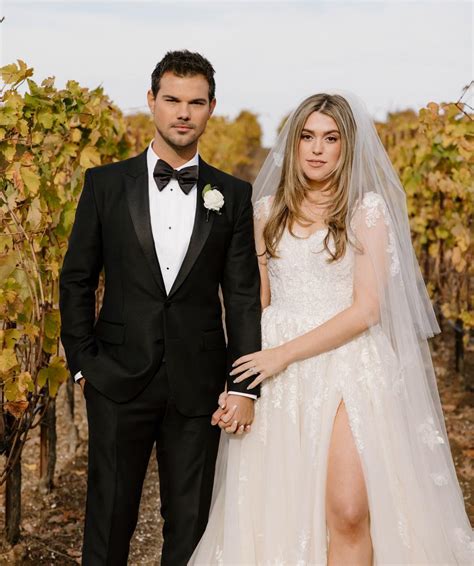 See All the Stylish Details of Taylor Lautner's Wedding to Taylor Dome ...