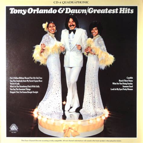 Tony Orlando & Dawn - Greatest Hits (Vinyl, LP, Compilation, Quadraphonic) | Discogs