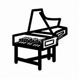 Harpsichord Coloring Pages sketch template