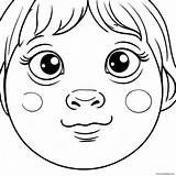 Nose Coloring Page For Kids 37603 29727 sketch template