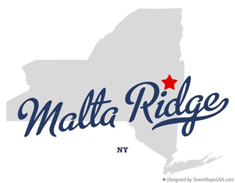 Map of Malta Ridge, NY, New York