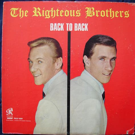 The Righteous Brothers - Back To Back | Vinyl record album, Album covers, Record album