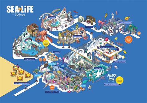 Attraction Map | SEA LIFE Sydney Aquarium