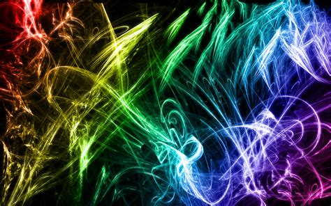 Vibrant Spectrum: Abstract Cool HD Wallpaper