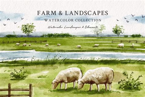 Watercolor Farm & Landscapes