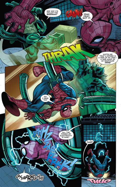 Spider-Man tries to fight the Super-Adaptoid but...