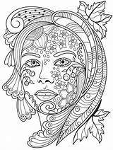 Free Coloring Page Of Faces  RexoiVang sketch template