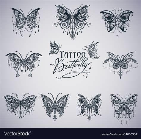 Butterflies graphic Royalty Free Vector Image - VectorStock