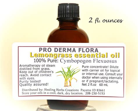 Lemongrass essential oil Pure Cymbopogon flexuosus 2 oz | Etsy