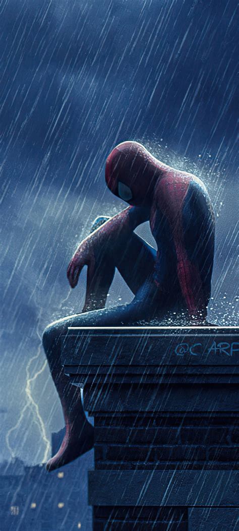 1080x2400 Sad Spider-Man No Way Home 4k 1080x2400 Resolution Wallpaper, HD Superheroes 4K ...