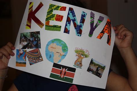 whirls and twirls around the world: Kenya crafts: Collage