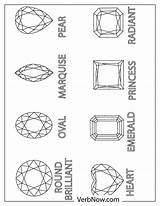 Gem Coloring Pages sketch template