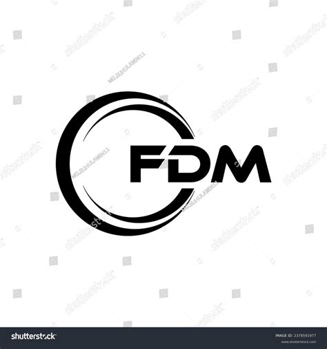 FDM Logo Design, Inspiration for a Unique - Royalty Free Stock Vector 2378591977 - Avopix.com