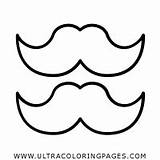 Mustache Coloring Page  Ultra Pages sketch template