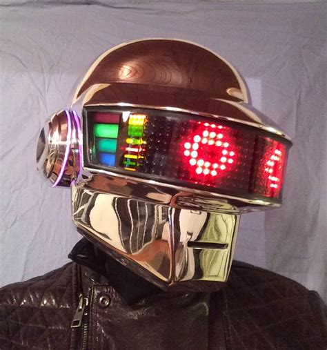 Daft Punk Guy Manuel Led Helmet - NoveltyStreet