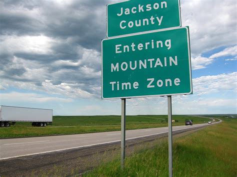 Entering MOUNTAIN time zone | on I-90 freeway, South Dakota | Flickr