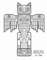 108 Free Totem Pole Coloring Pages For Kids Printable 15  Bratz sketch template
