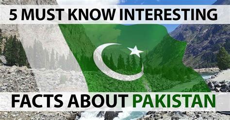 7 Interesting Facts About Pakistan Travel Facts - Riset